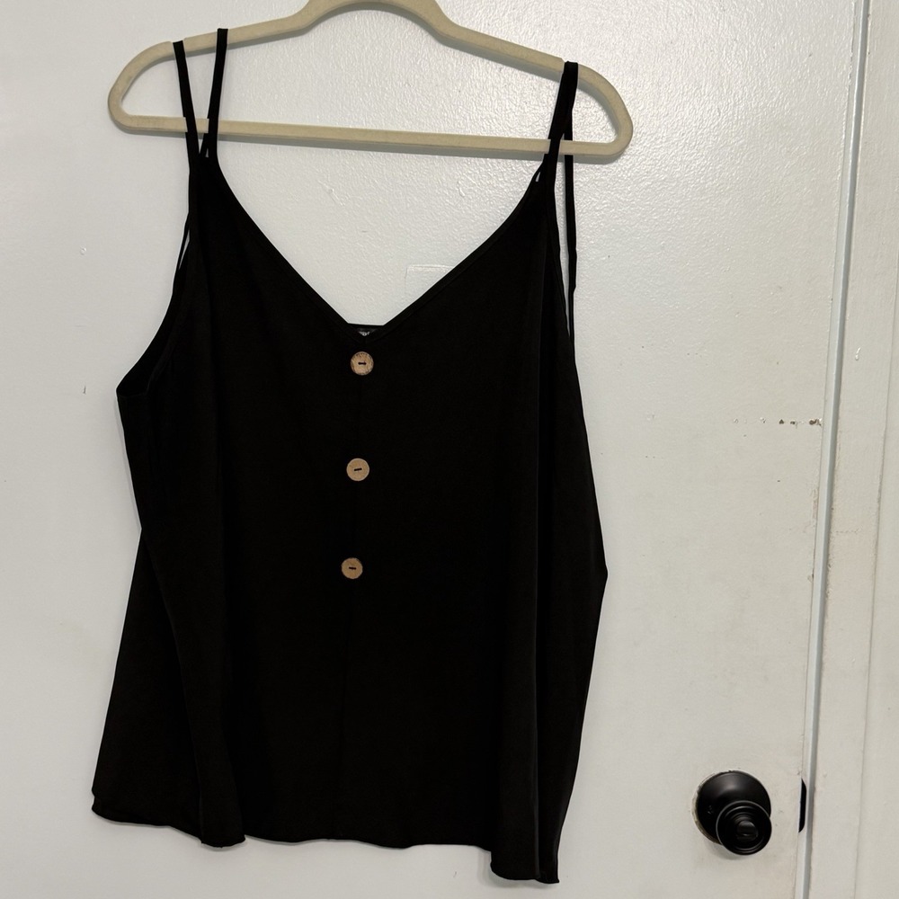 Shein Curve Women Boho Minimalist Summer Lagenlook Double Strap Sz 3XL Tank Top